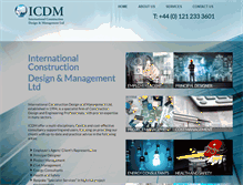 Tablet Screenshot of icdm.co.uk